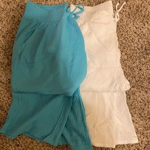 Summer Breeze Pull-On Crinkle Gauze Pants